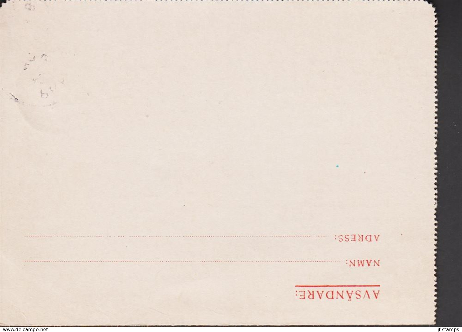 1946. SVERIGE KORTBREV Gustav V 20 ÖRE Cancelled PKP 159 24 6 46. Dated Inside Strandbaden,   - JF545655 - Postal Stationery