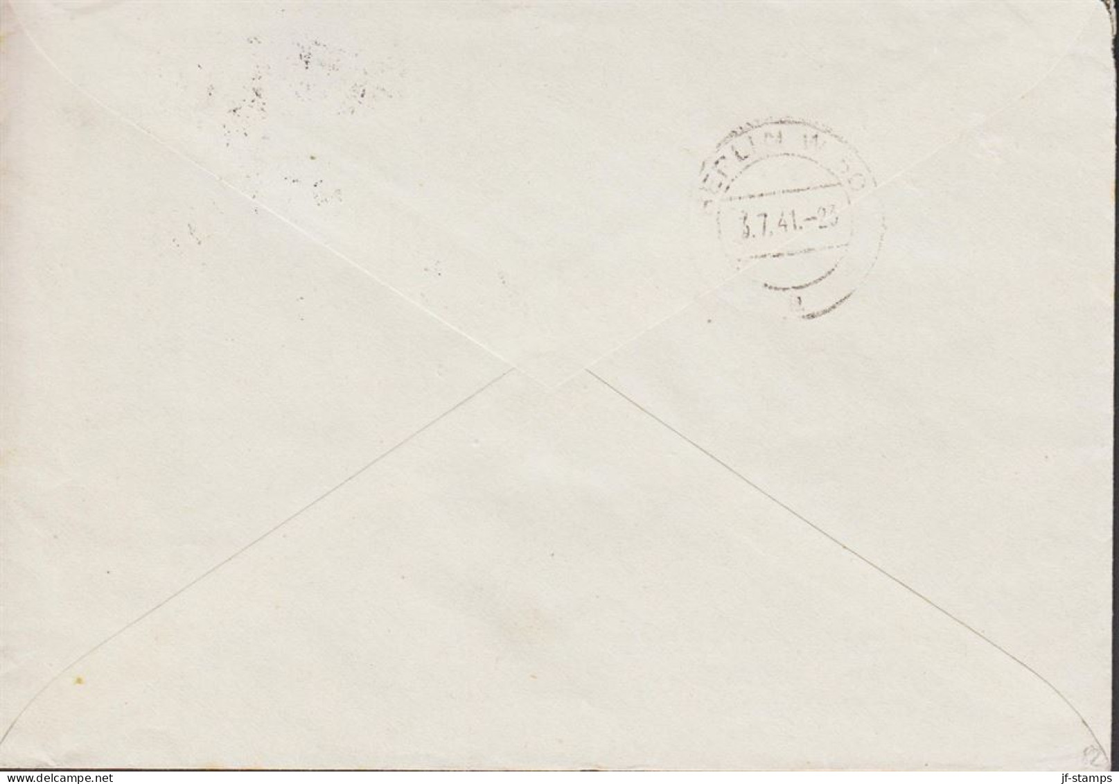 1941. NORGE. Fine Censored Registered Envelope With 4 Ex 20 ØRE And 10 ØRE 
 Lion To Reichs... (Michel 184+) - JF545664 - Brieven En Documenten