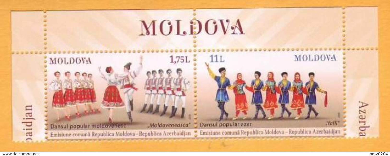 2015 Moldova Moldavie Moldau  Joint Issue Of Stamps Of Moldova To Azerbaijan 2v Mint - Azerbaïjan