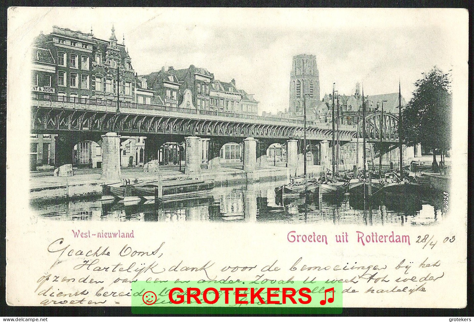 ROTTERDAM West Nieuwland 1903 - Rotterdam