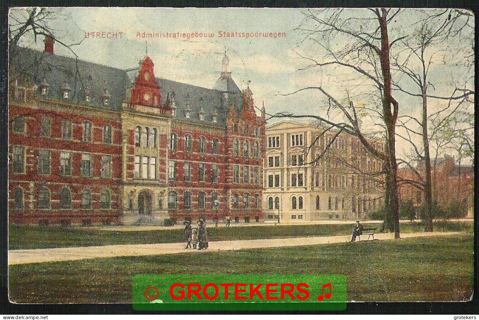 UTRECHT Administratiegebouw Staatsspoorwegen 1921 - Utrecht