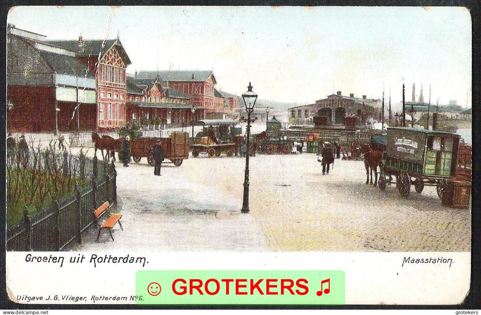 ROTTERDAM Maasstation 1907  Ed: JG Vlieger - Rotterdam