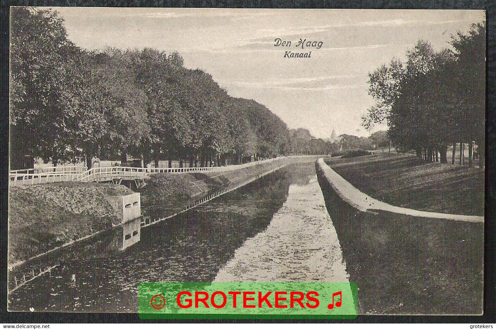 DEN HAAG Kanaal 1918  - Den Haag ('s-Gravenhage)