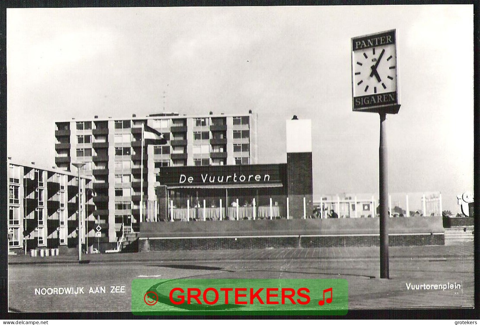 NOORDWIJK AAN ZEE Vuurtorenplein Met Restaurant De Vuurtoren 1967 Reklame Panter Sigaren - Noordwijk (aan Zee)
