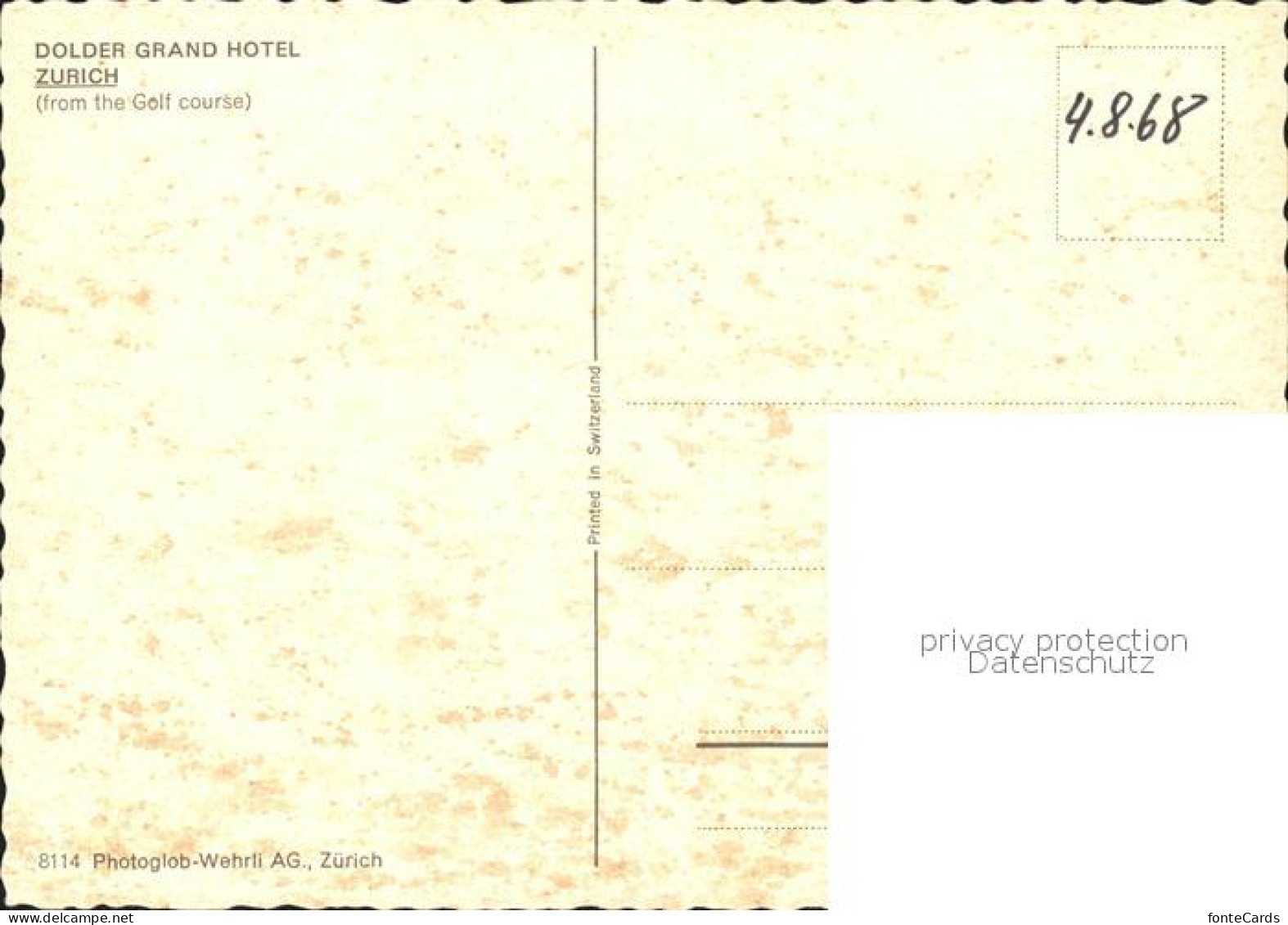 11870568 Zuerich Dolder Grand Hotel Zuerich - Sonstige & Ohne Zuordnung