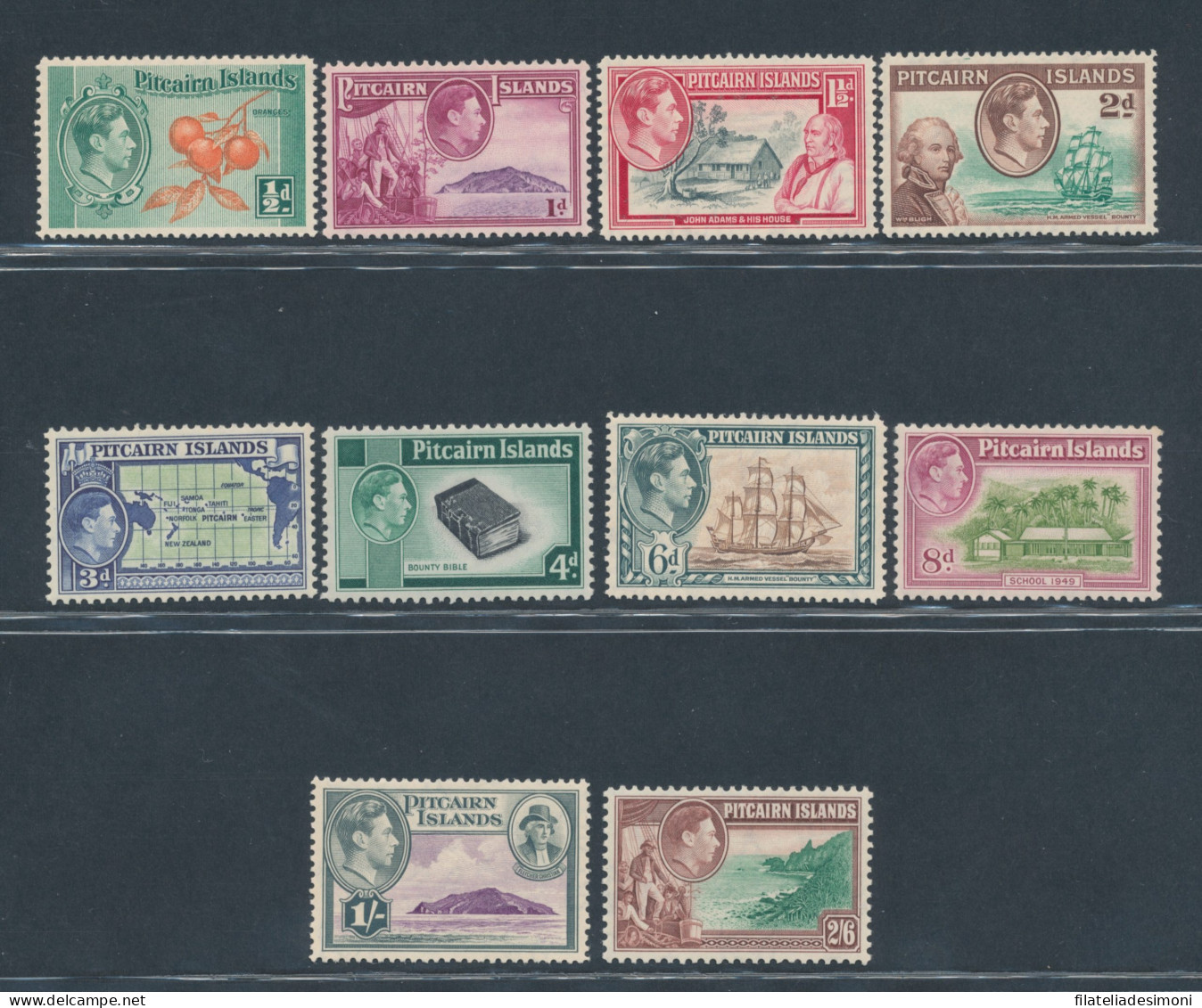 1938-52 St. Helena, Stanley Gibbons N. 25/45 - MNH** - Other & Unclassified