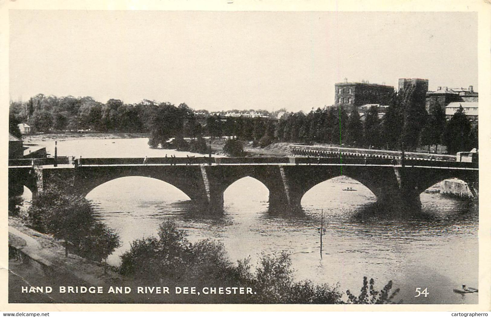 United Kingdom England Chester Hand Bridge River Dee - Chester