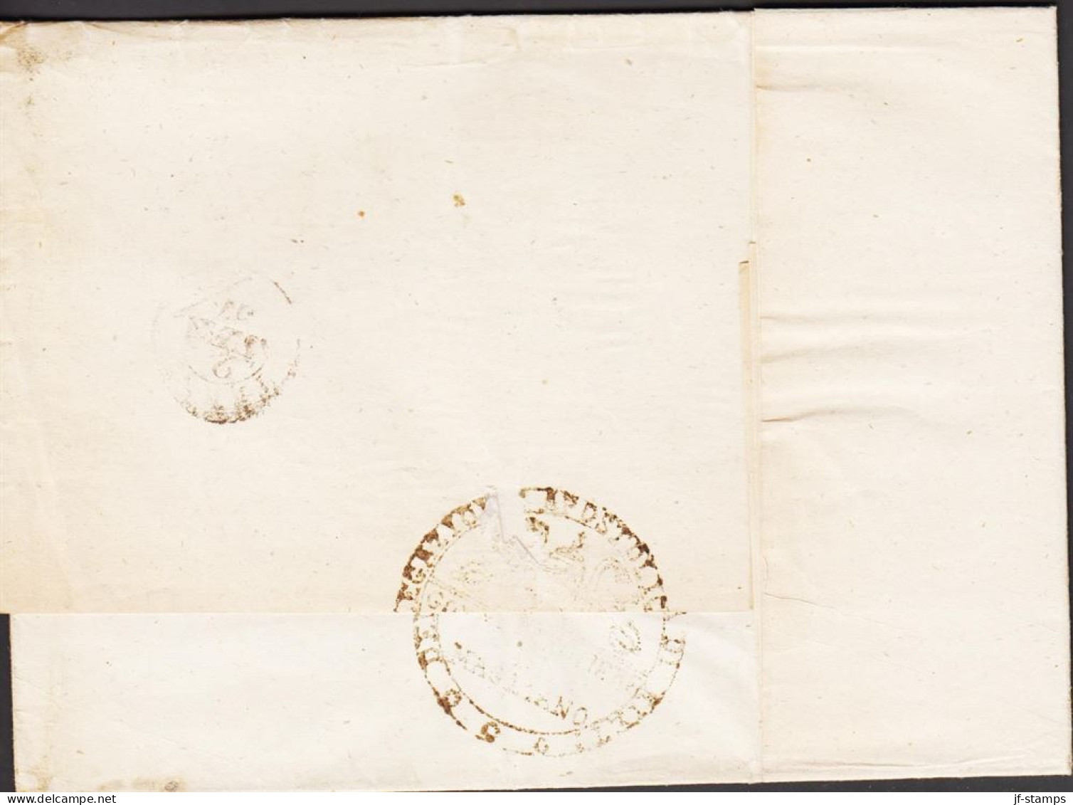 1857. MAGLIANO. Interesting Envelope With Cancel MAGLIANO And Postage Marking 6. Original Letter Included ... - JF545745 - Romagna