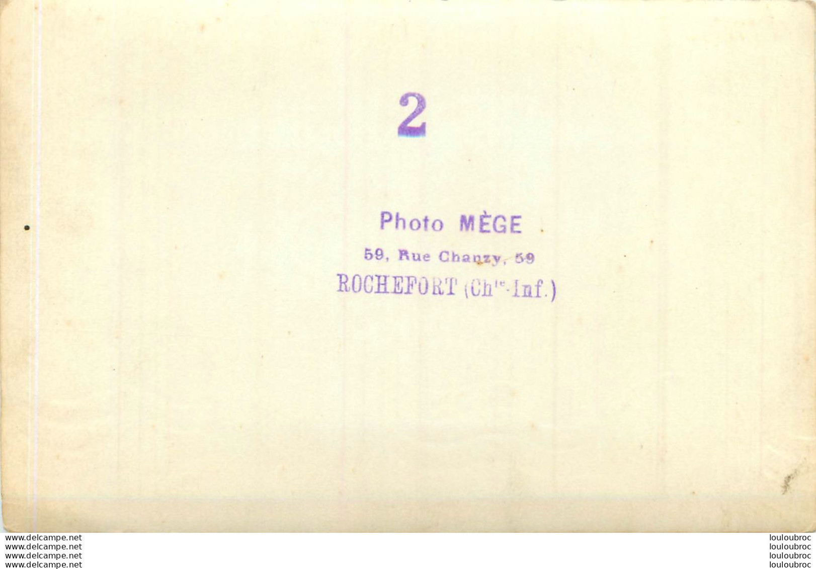 ROCHEFORT CARTE PHOTO MEGE - Rochefort