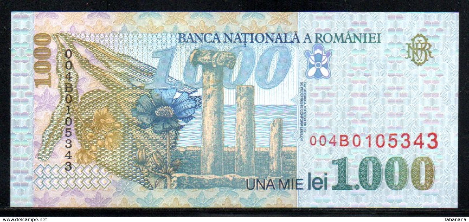 329-Roumanie 1000 Lei 1998 004B010 Neuf/unc - Romania