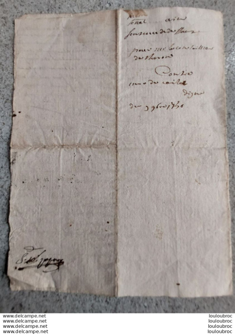 GENERALITE PROVENCE 1750 - Gebührenstempel, Impoststempel