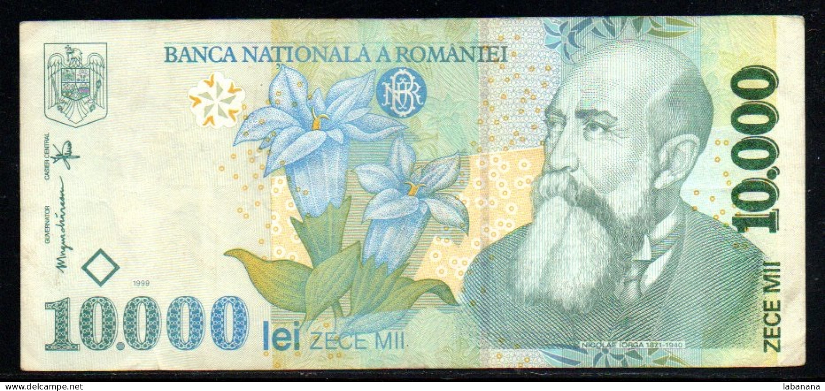 659-Roumanie 10 000 Lei 1999 002D276 - Rumania