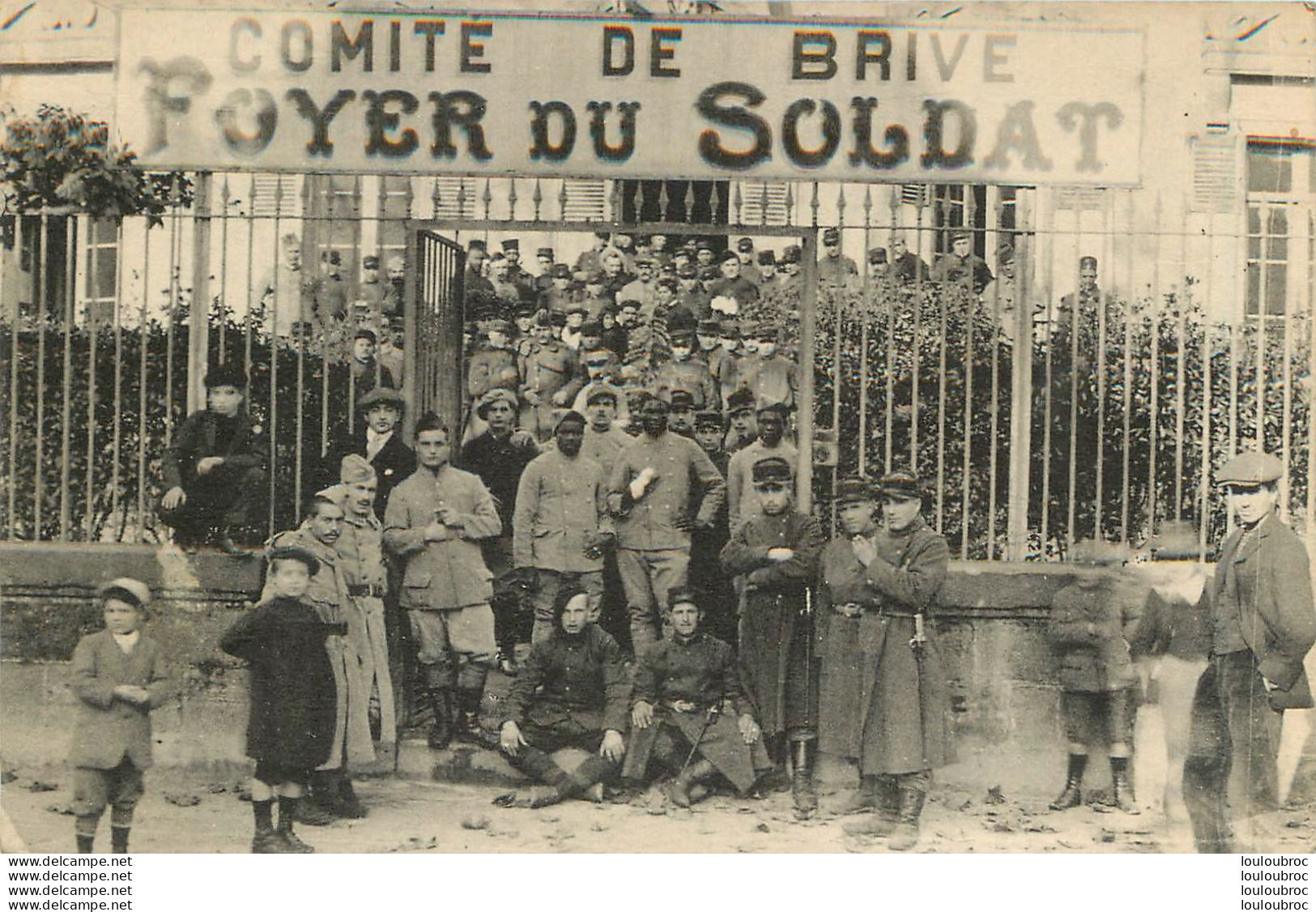 BRIVE COMITE DE BRIVE FOYER DU SOLDAT 1917 - Brive La Gaillarde