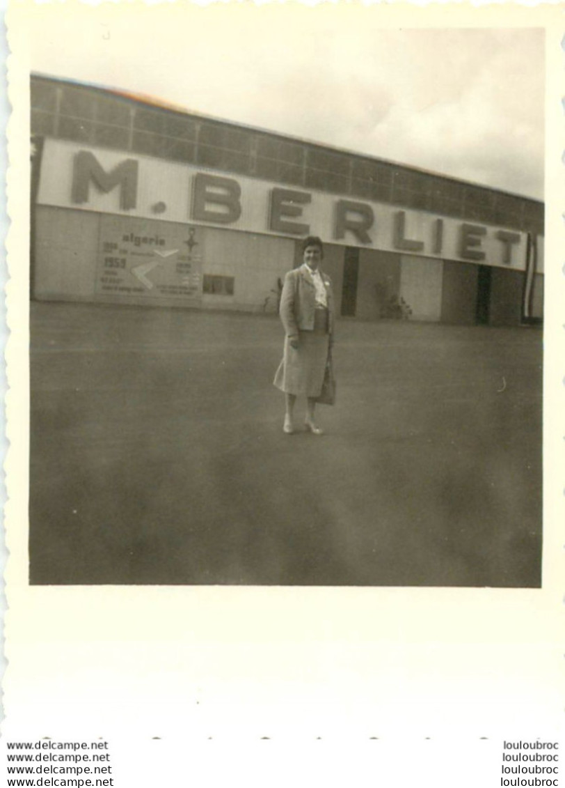 USINE MARIUS BERLIET A ROUIBA EN ALGERIE PHOTO ORIGINALE 11 X 8 CM R1 - Cars