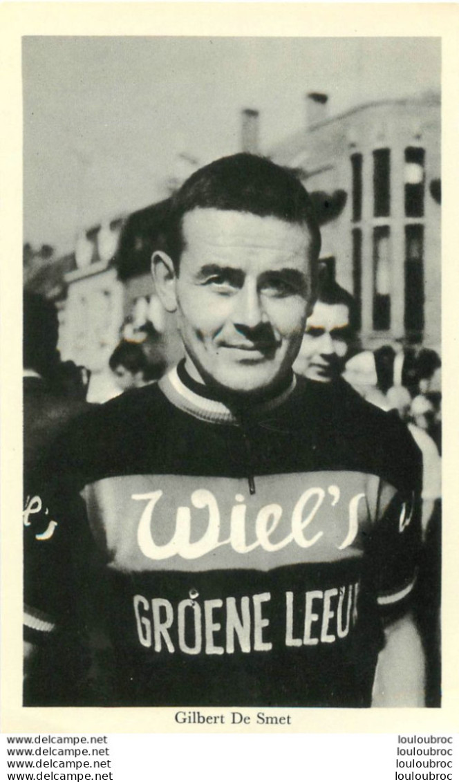 GILBERT DE SMET PHOTO  FORMAT CPA - Cyclisme