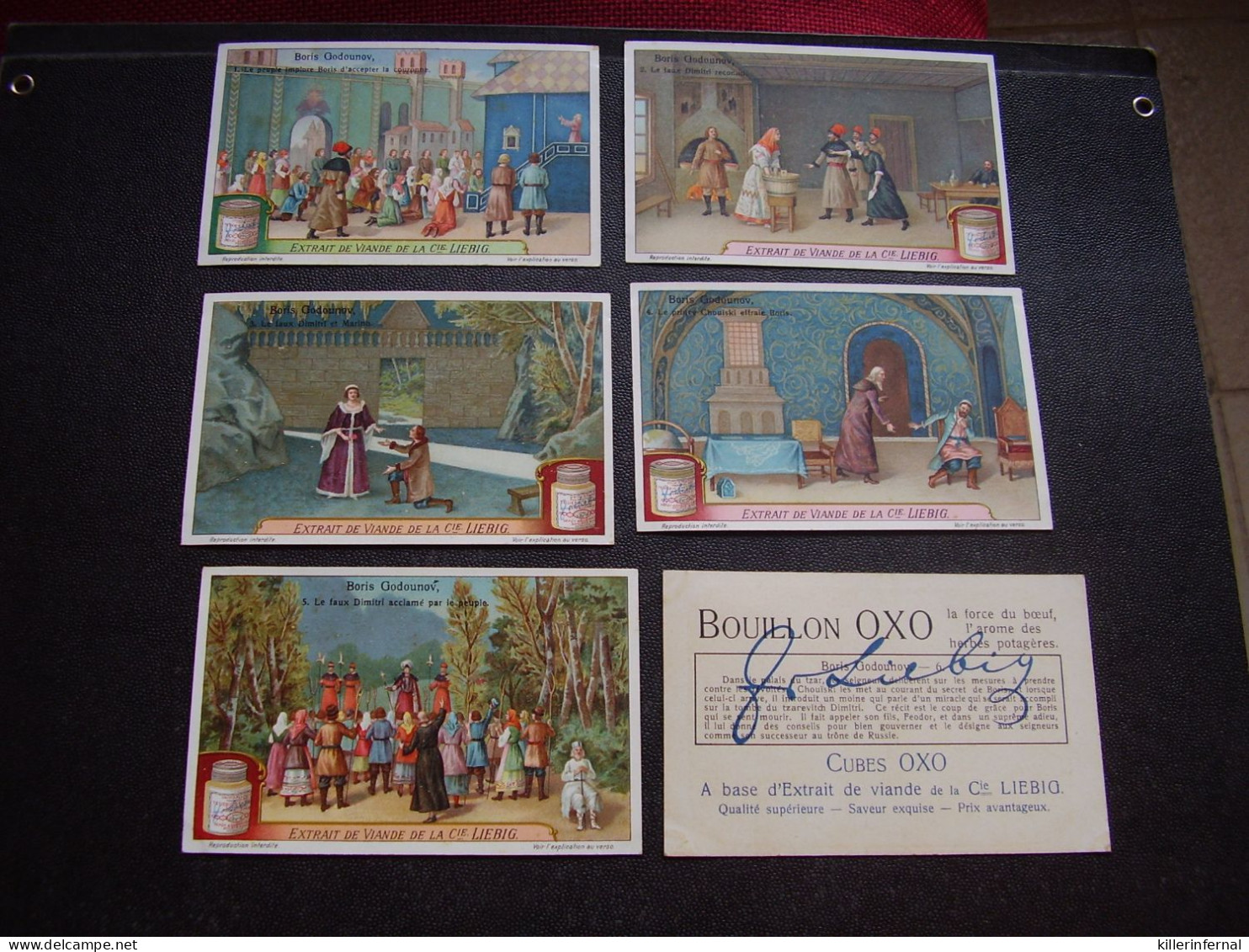 Original Old Cards Chromos Liebig  S 1189 Boris Godouvov Complet - Liebig