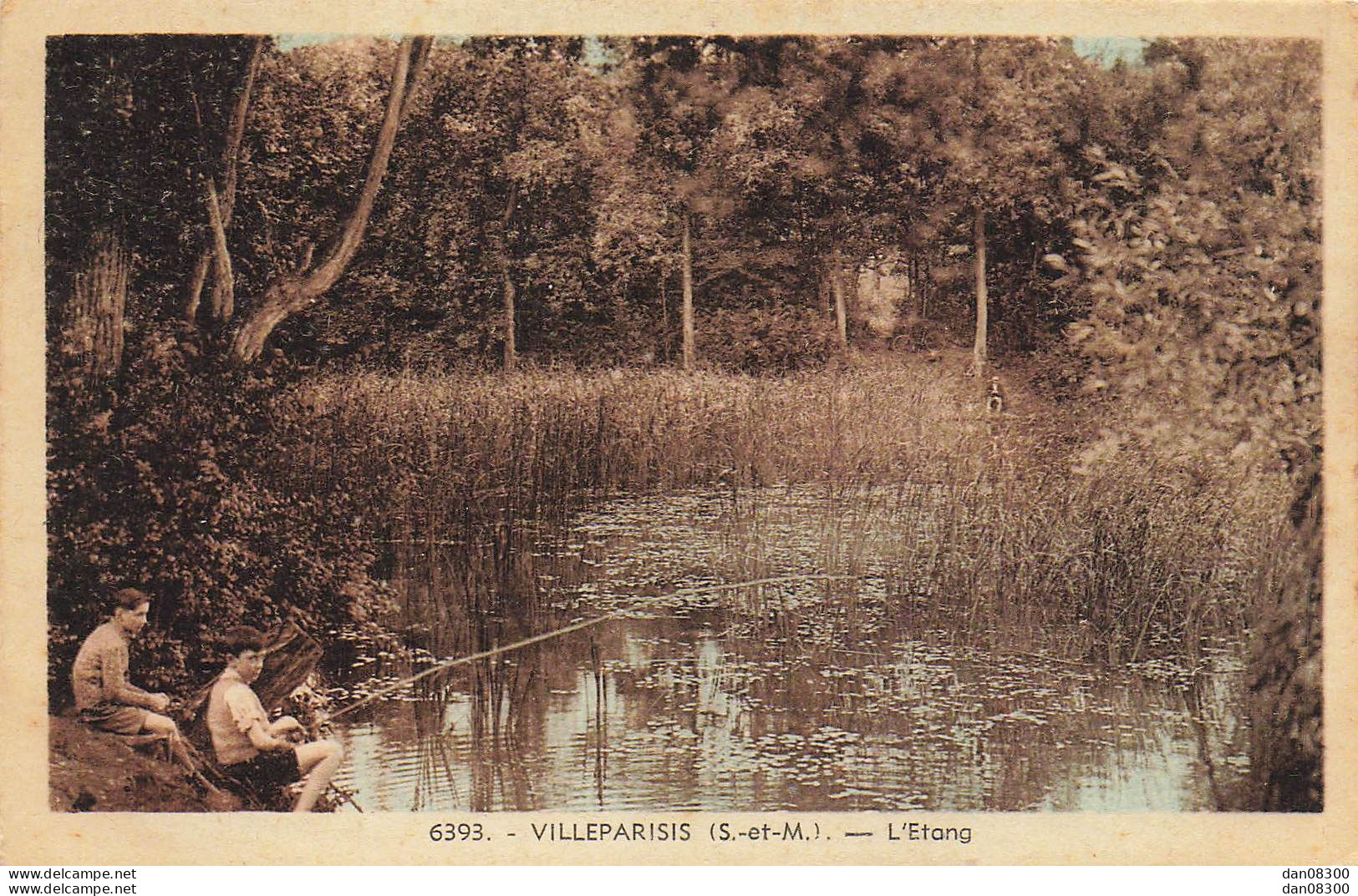 77 VILLEPARISIS L'ETANG ANIMEE ENFANTS PECHEURS - Villeparisis