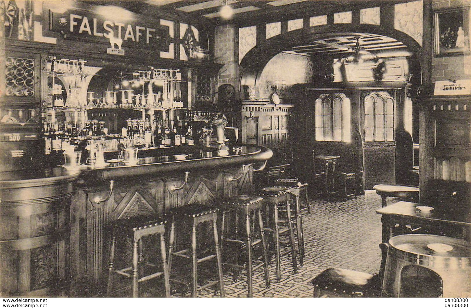 75 FALSTAFF BAR RESTAURANT FRANCO JAVANAIS 42 RUE DU MONTPARNASSE PARIS - Cafés, Hôtels, Restaurants