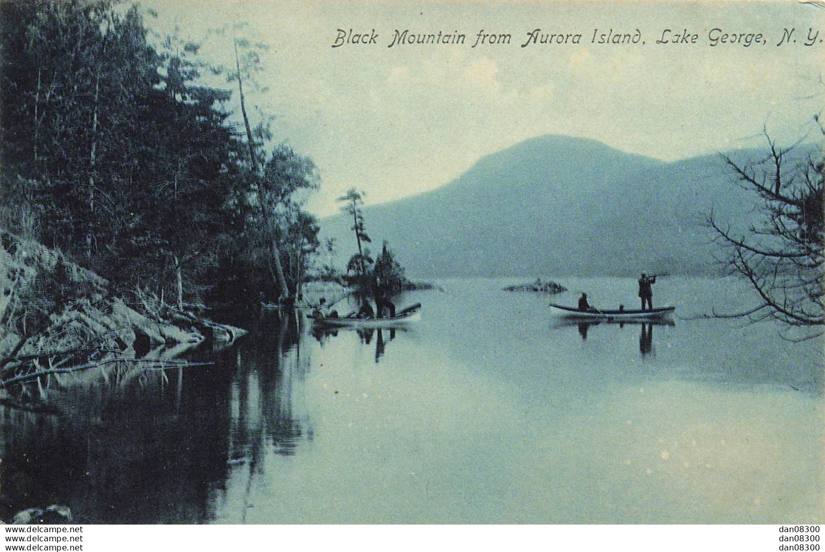 BLACK MOUNTAIN FROM AURORA ISLAND LAKE GEORGE NEW YORK - Lake George