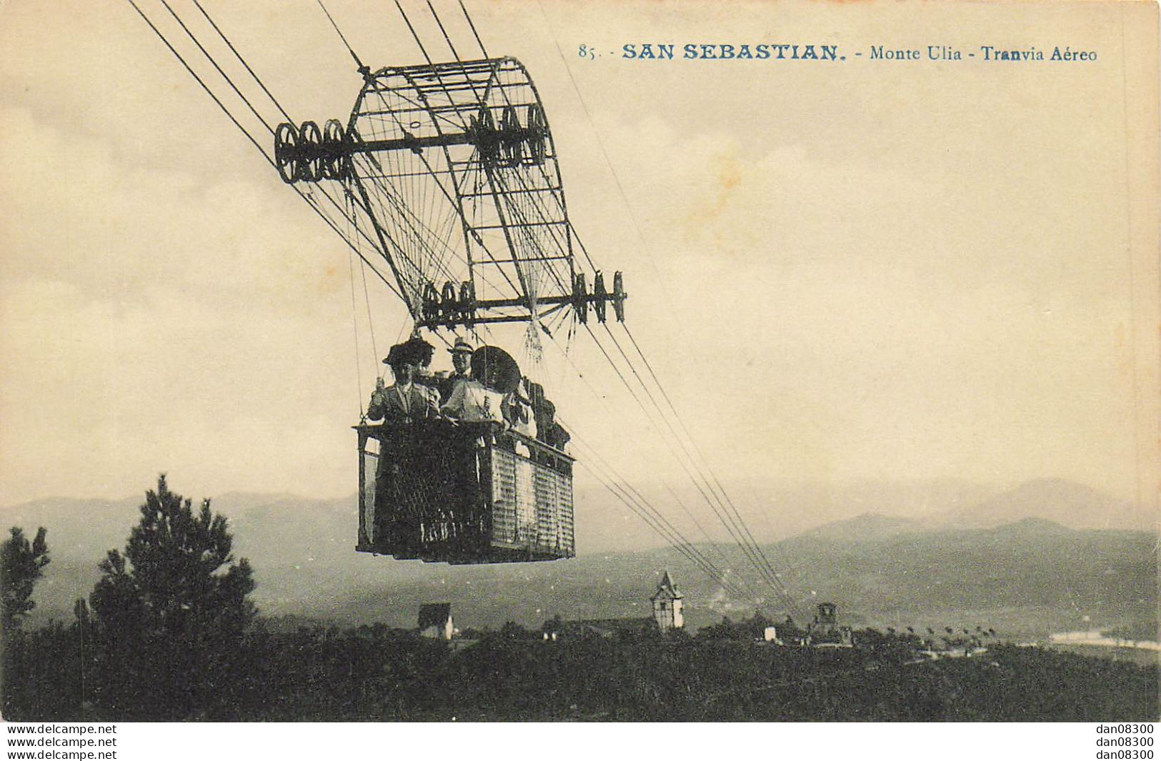 ESPAGNE SAN SEBASTIAN MONTE ULIA TRANVIA AEREO - Guipúzcoa (San Sebastián)