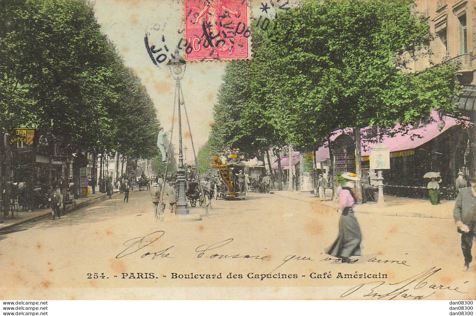 75 PARIS BOULEVARD DES CAPUCINES CAFE AMERICAIN - Cafés, Hotels, Restaurants