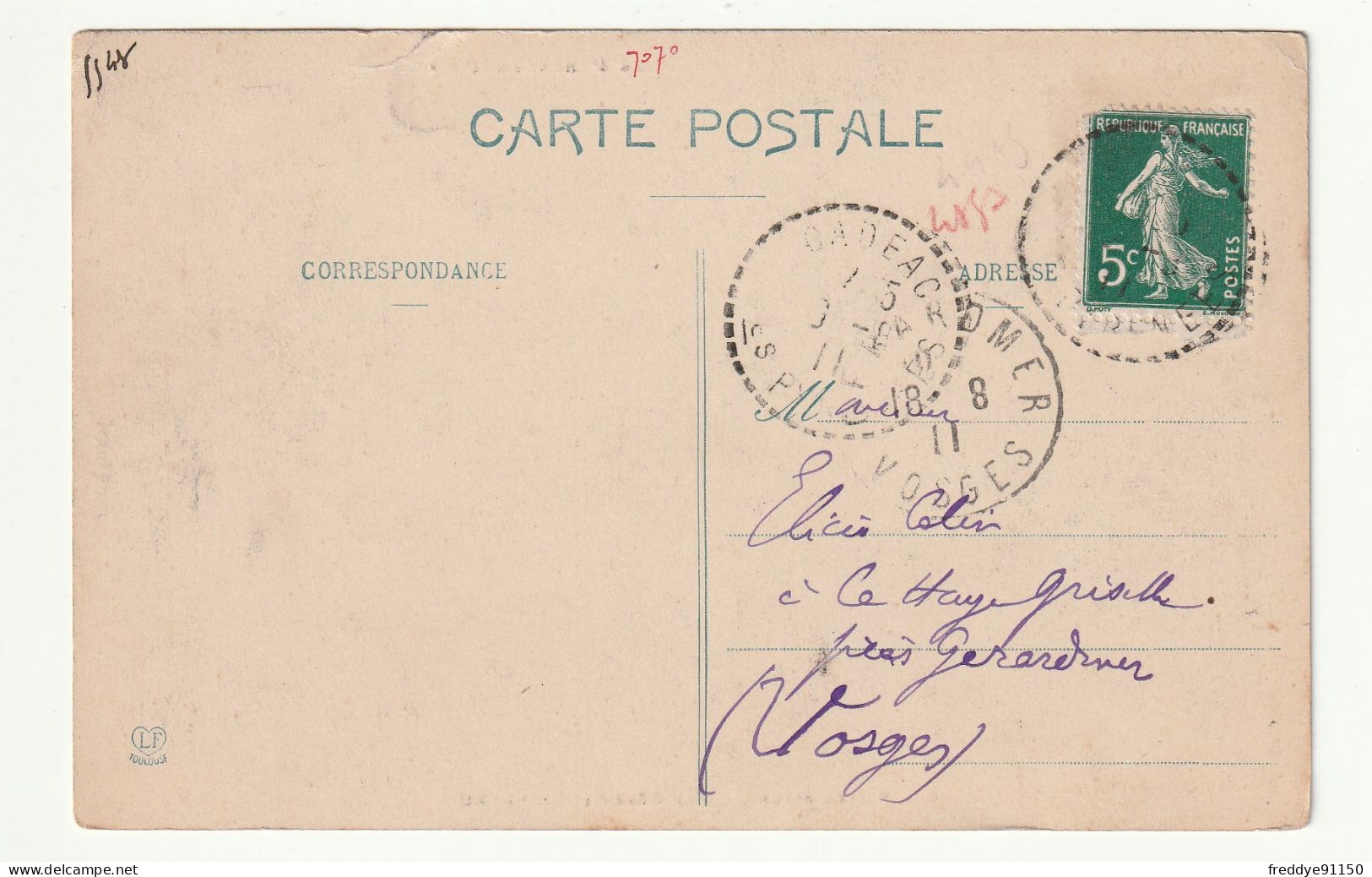 65 . Arreau . Vallée D'Aure . Vue Générale . 1911 - Other & Unclassified