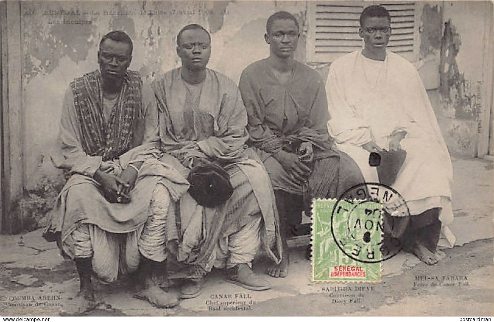 Sénégal - La Rébellion De Thiès (7 Avril 1904) - Les Inculpés - Ed. Fortier 606 - Senegal