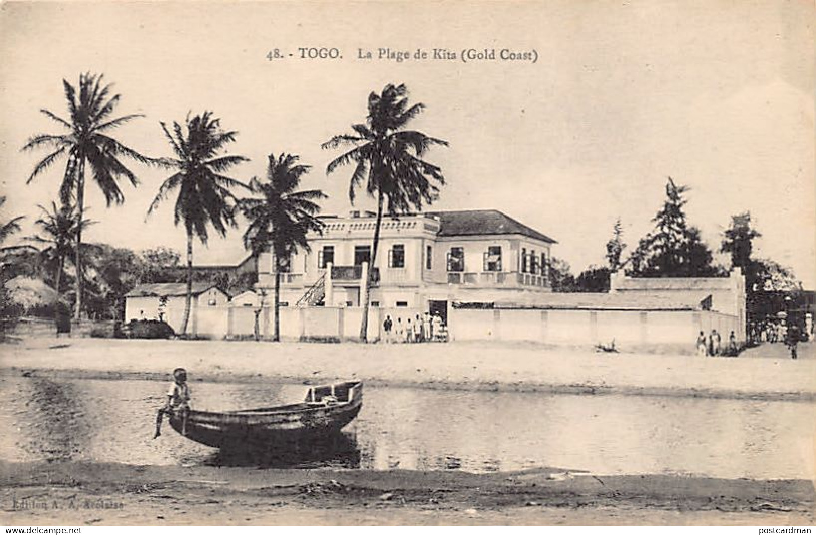 Ghana - KETA (spelled Kita) - The Beach - Publ. A.-A. Acolatse 48 - Ghana - Gold Coast