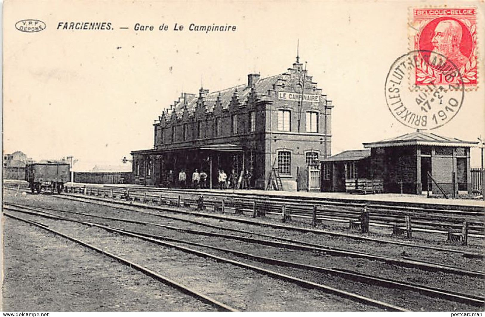 FARCIENNES (Hainaut) Gare De Le Campinaire - Ed. A. Henin  - Farciennes