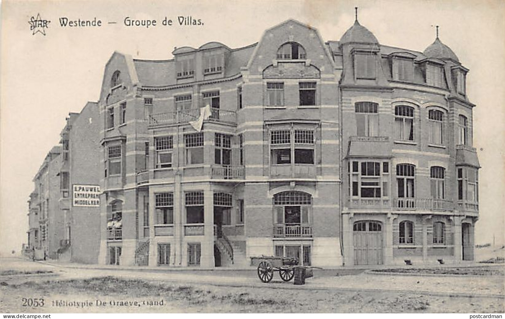 WESTENDE Middelkerke (W. Vl.) Groupe De Villas - Uitg. De Graeve 2053 - Westende