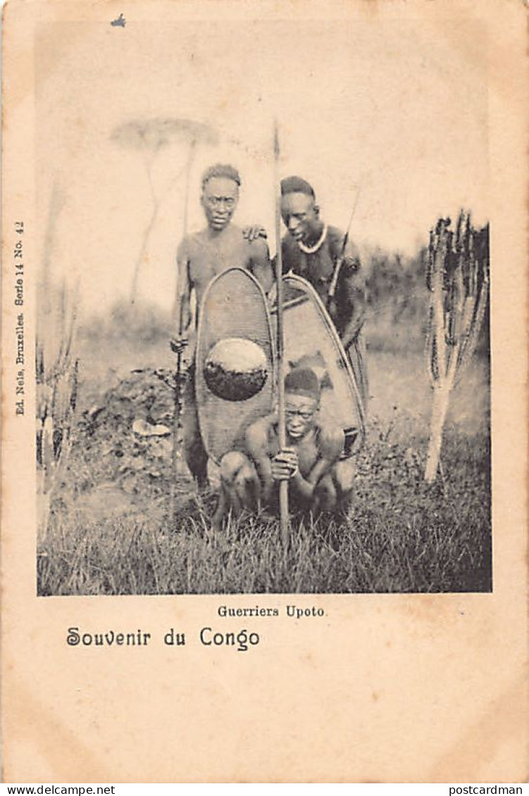 Congo Kinshasa - Guerriers Upoto - Ed. Nels Série 14 No. 42 - Congo Belge