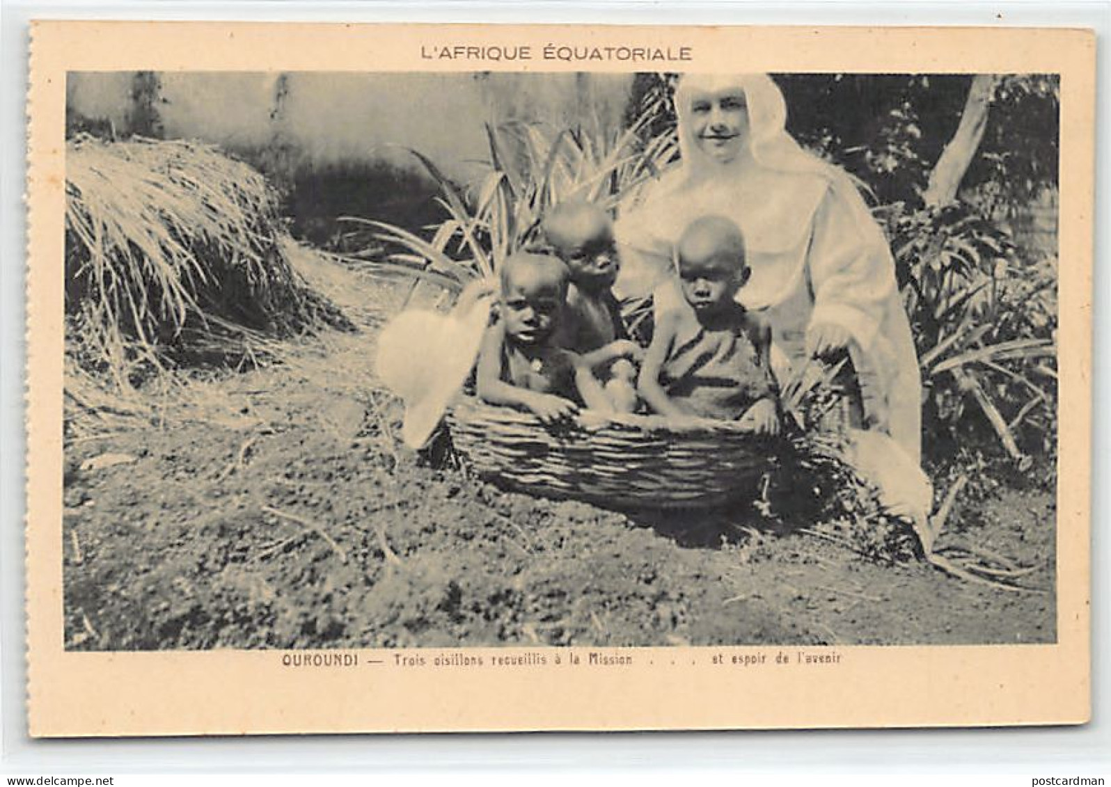 Burundi - Three Orphans Resued By The Mission - Publ. Soeurs Missionnaires De Notre-d'Afrique  - Burundi