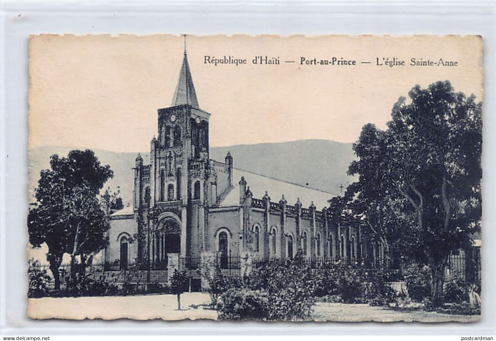 Haiti - PORT AU PRINCE - L'église Sainte-Anne - Ed. Benoît Couba - Haïti