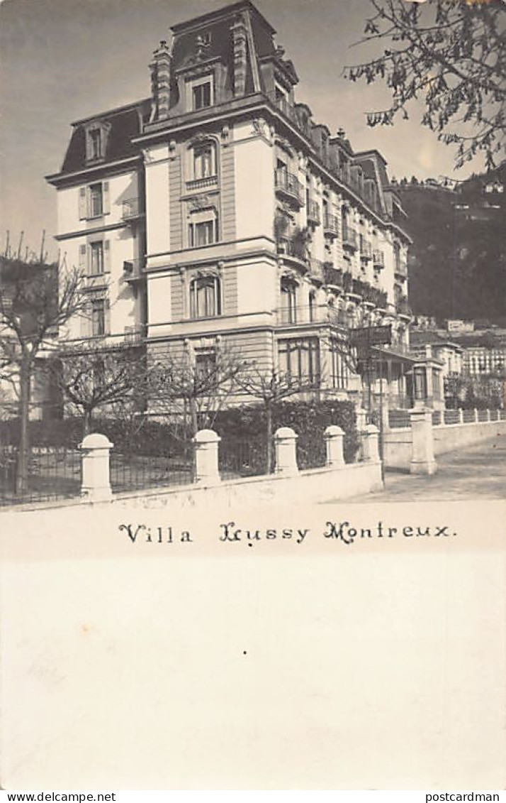 MONTREUX (VD) Villa Lussy - CARTE PHOTO - Ed. Inconnu  - Montreux