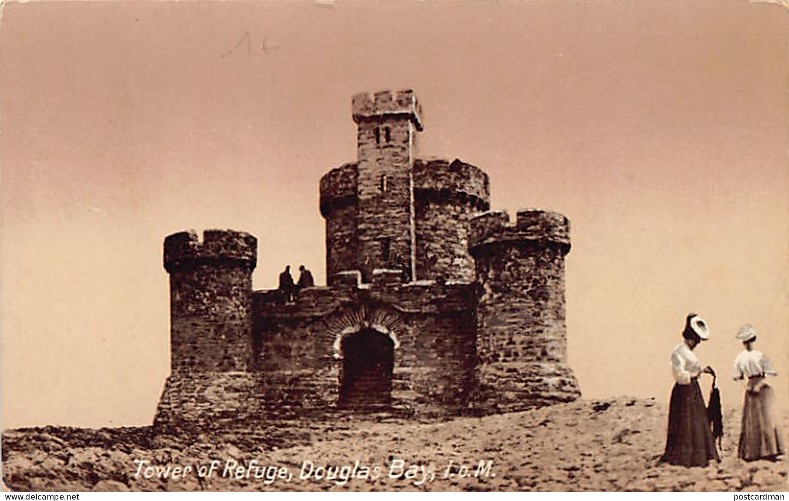 Isle Of Man - DOUGLAS - Tower Of Refuge - Publ. Hough  - Isle Of Man