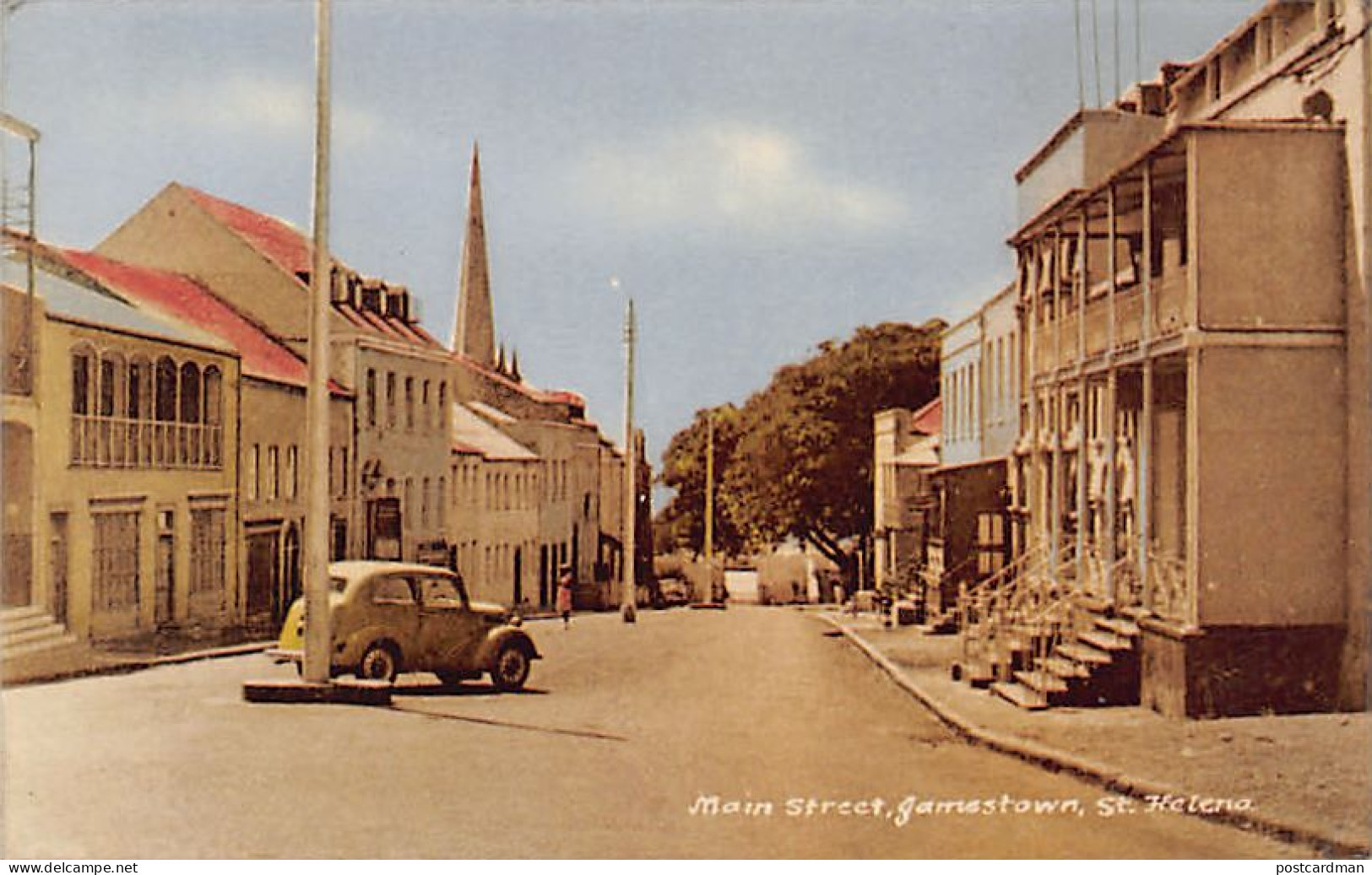 St. Helena - JAMESTOWN - Main Street - Publ. Polytechnic  - Sainte-Hélène