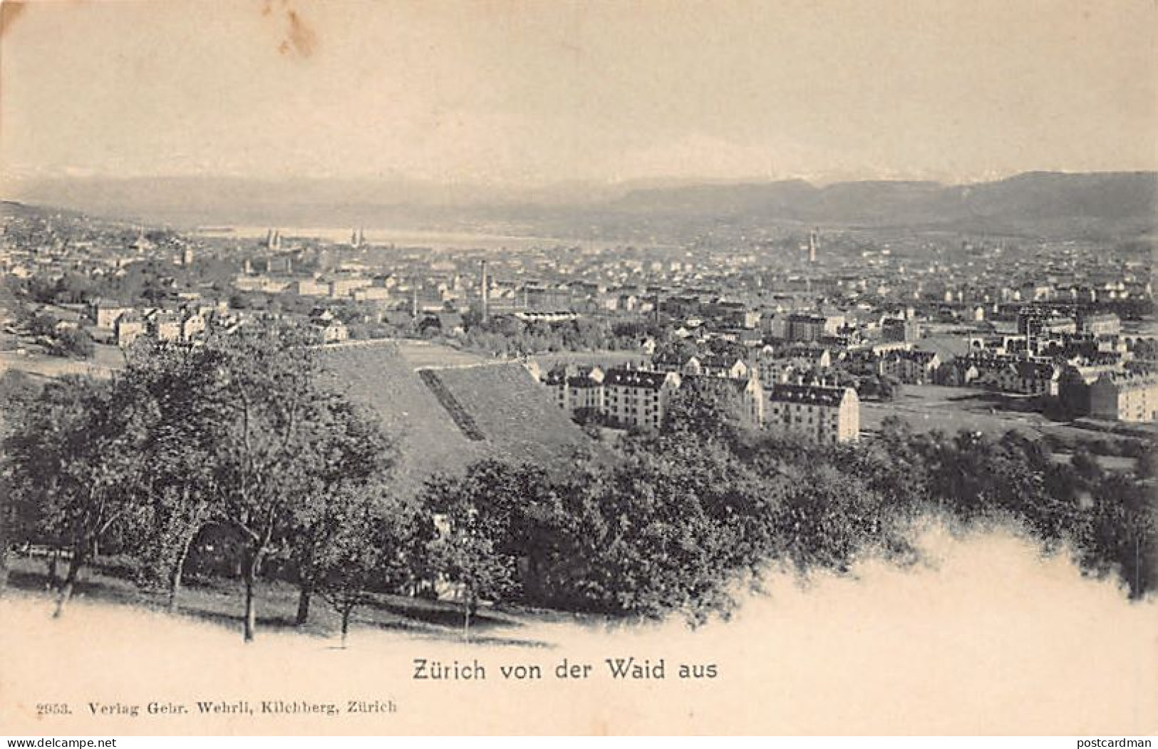 ZÜRICH - Von Der Wald Aus - Verlag Wehrli 2953 - Zürich