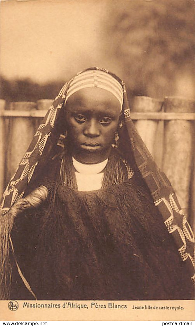 Ruanda-Urundi - Royal Caste Girl - Publ. Missionnaires D'Afrique, Pères Blancs  - Ruanda-Urundi