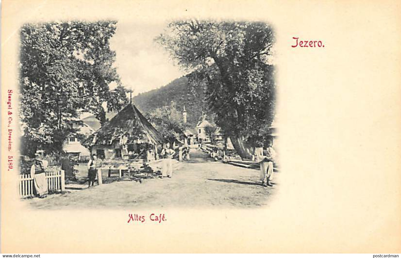 BOSNIA HERZEGOVINA - Jezero - The Old Coffee House. - Bosnië En Herzegovina