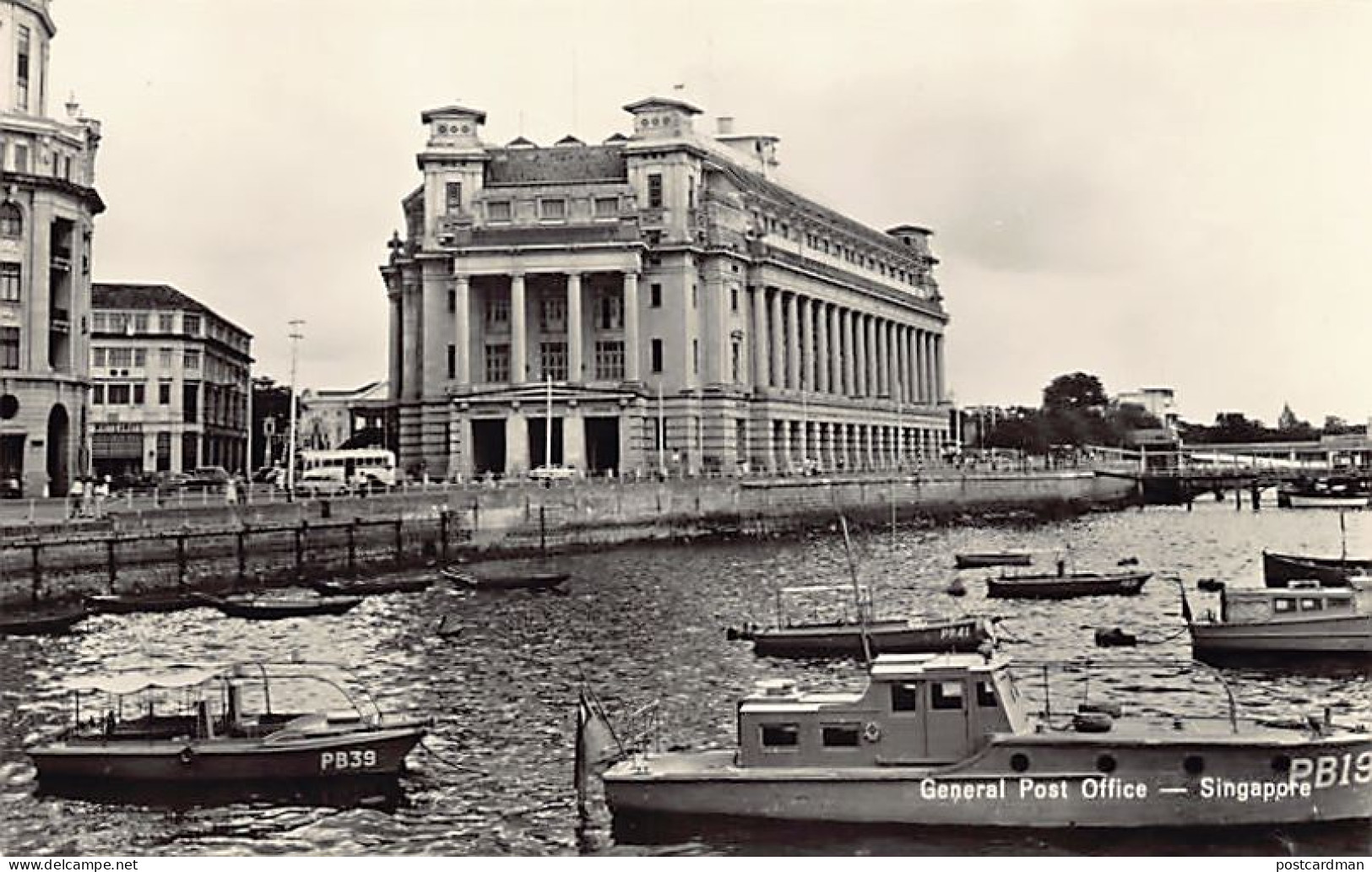 Singapore - General Post Office - REAL PHOTO - Publ. Willem Ruys  - Singapore