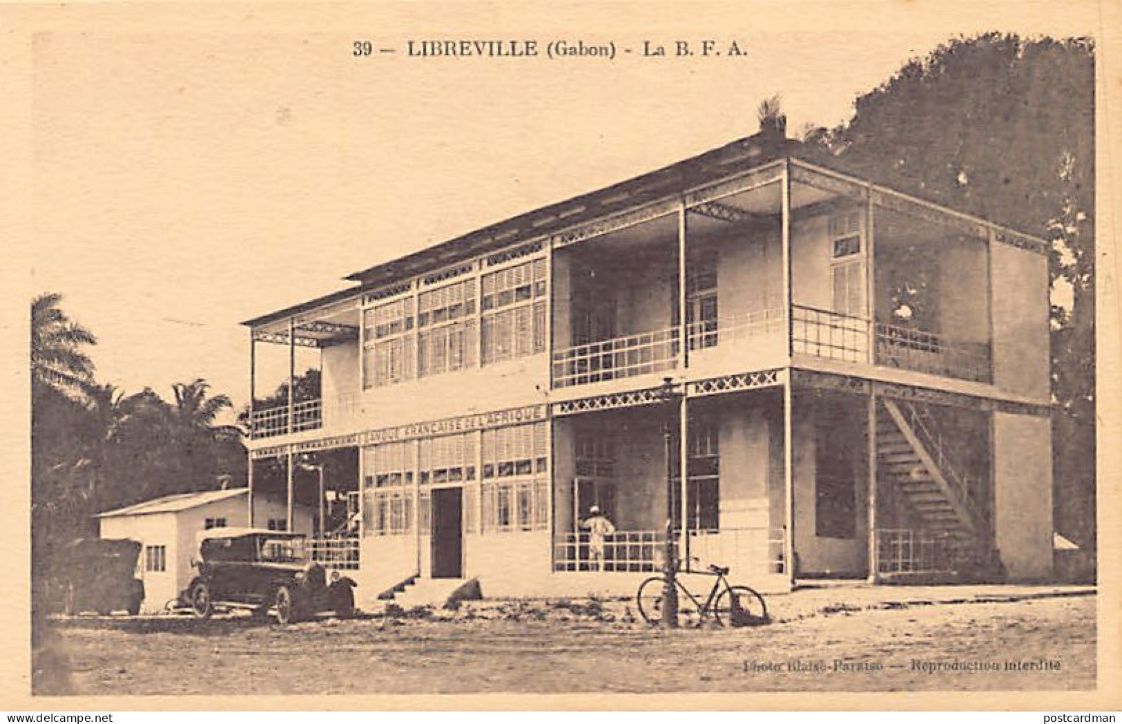 Gabon - LIBREVILLE - La Banque Française De L'Afrique - Ed. Blaise Paraiso 39 - Gabun