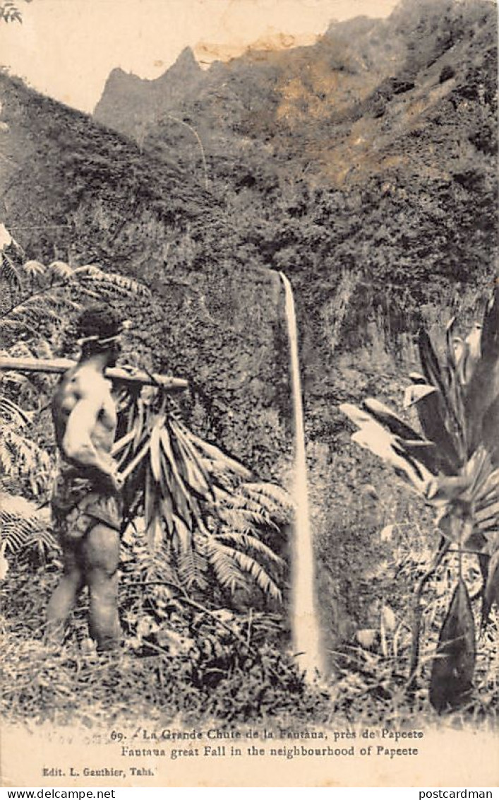 Polynésie - La Grande Chute De La Fautaua, Près De Papeete - Ed. L. Gauthier 69 - Polynésie Française