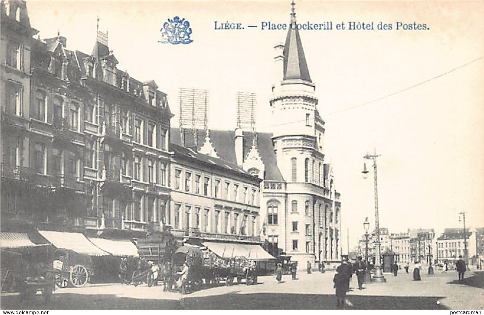 LIÈGE - Place Cockerill Et Hôtel Des Postes - Liège
