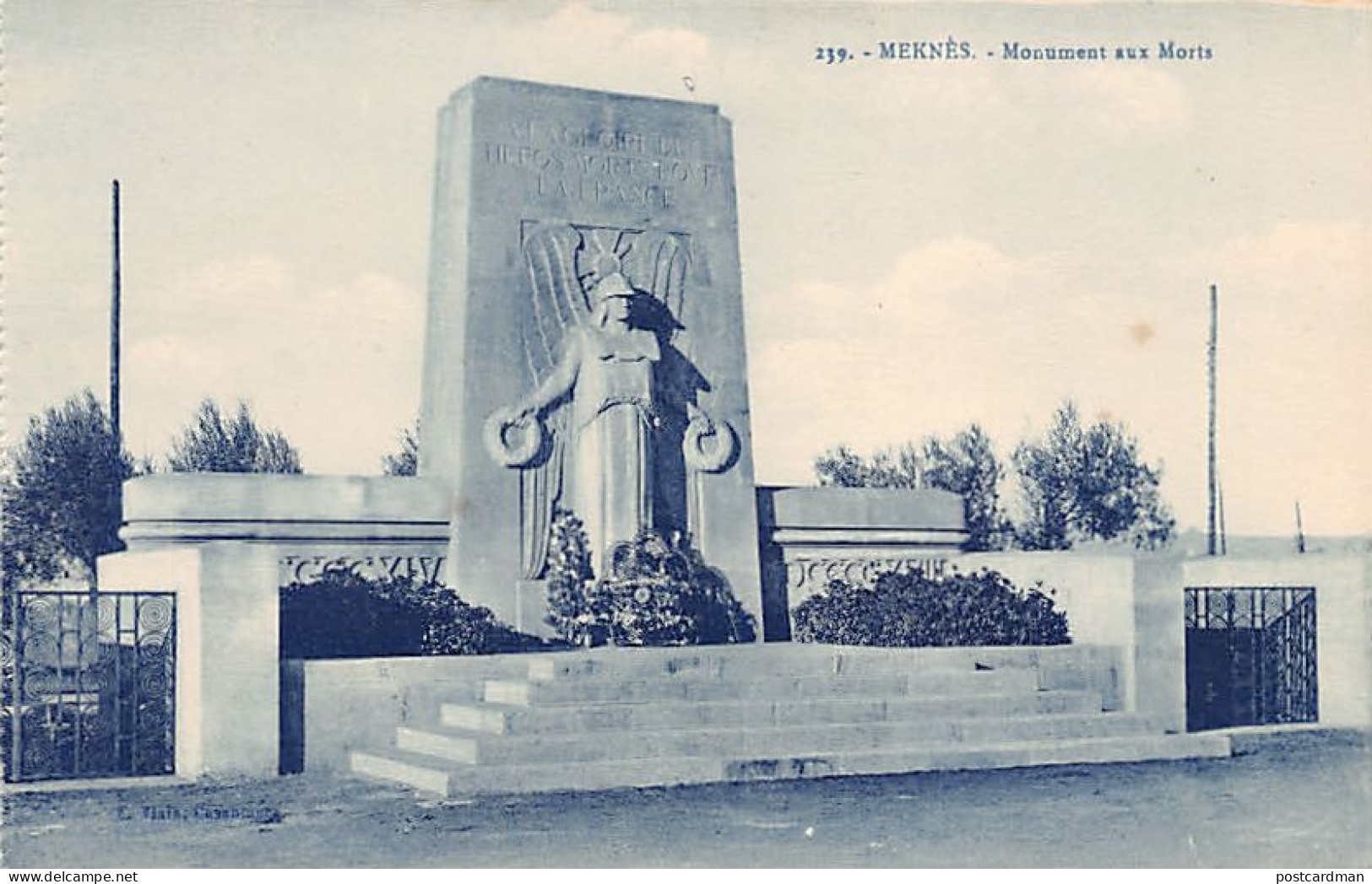 Maroc - MEKNÈS - Monument Aux Morts - Ed. E. Viala 239 - Meknes