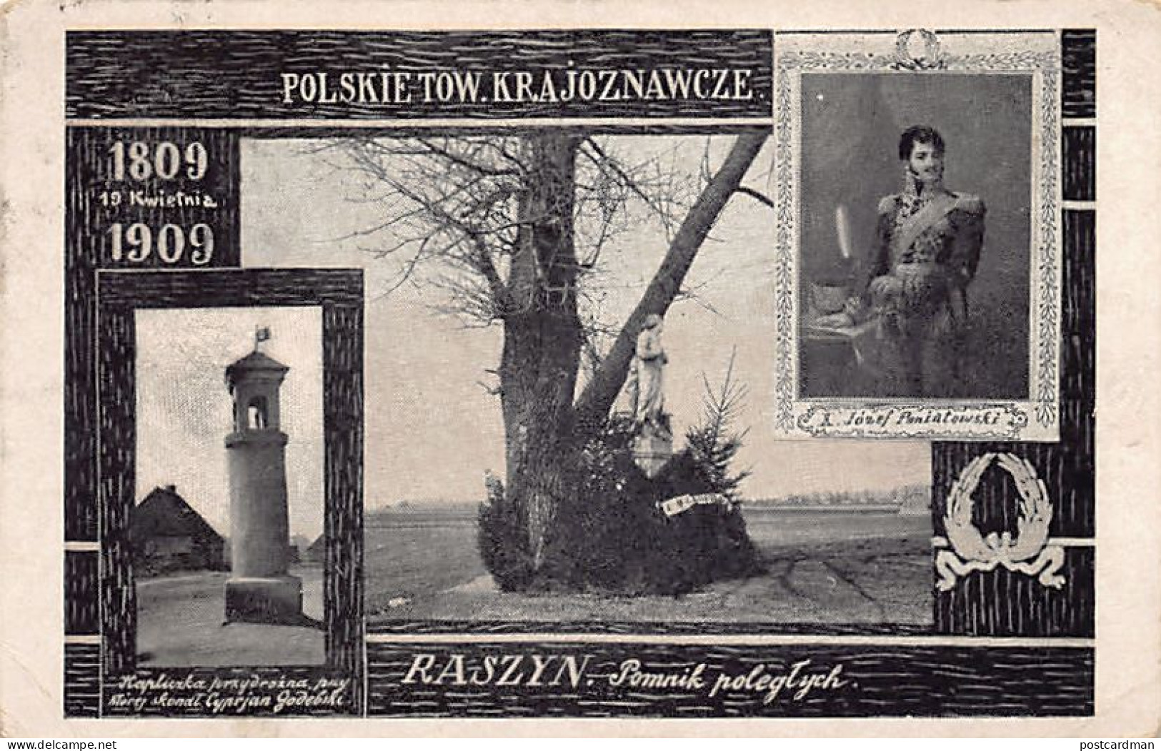 Poland - RASZYN - Pomnik Polegtych - Nakl. Polskiego Tow. Krajoznawczego Ser. E - 1 - Pologne