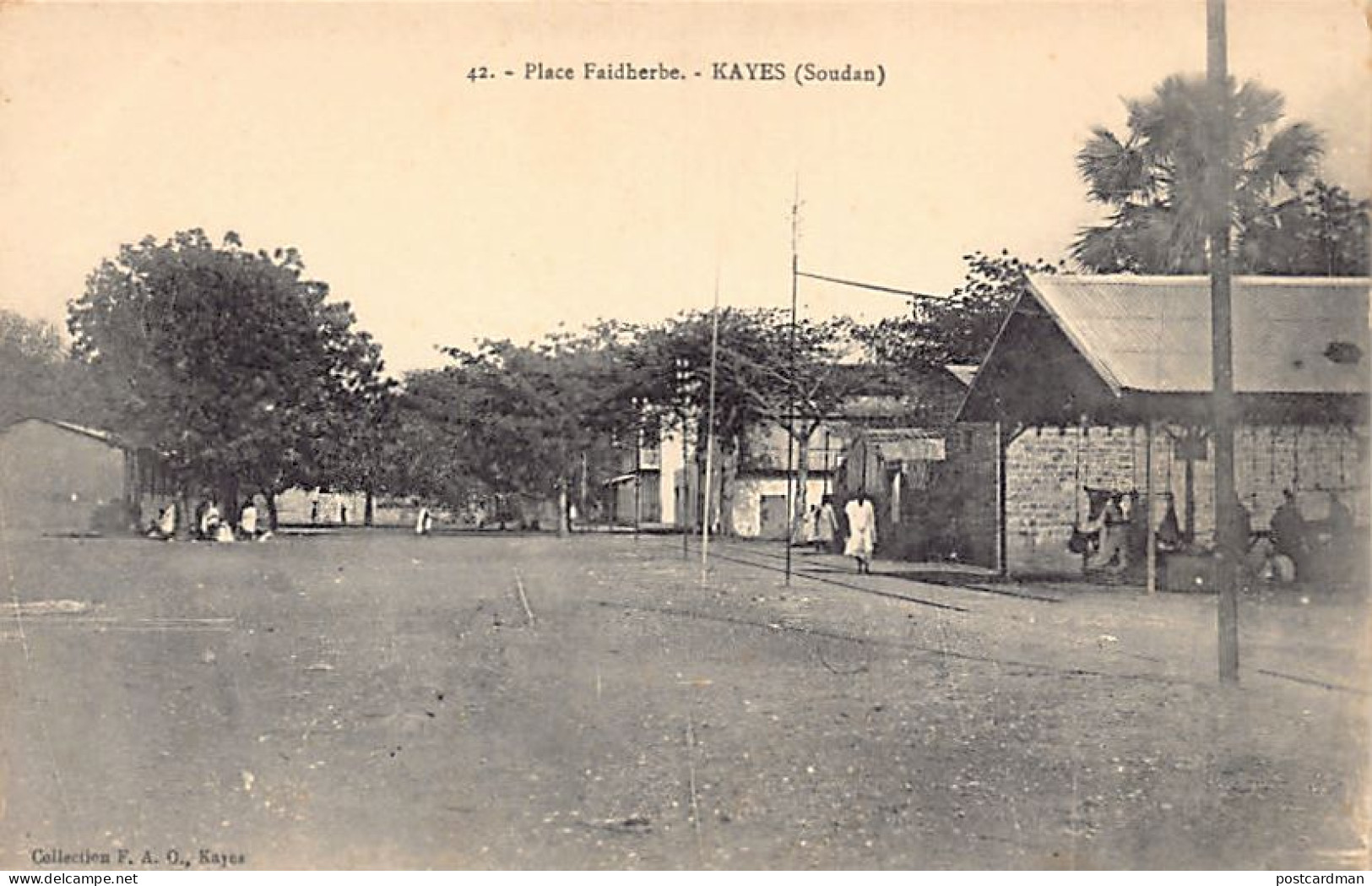 Mali - KAYES - Place Faidherbe - Ed. C.F.A.O. 42 - Malí