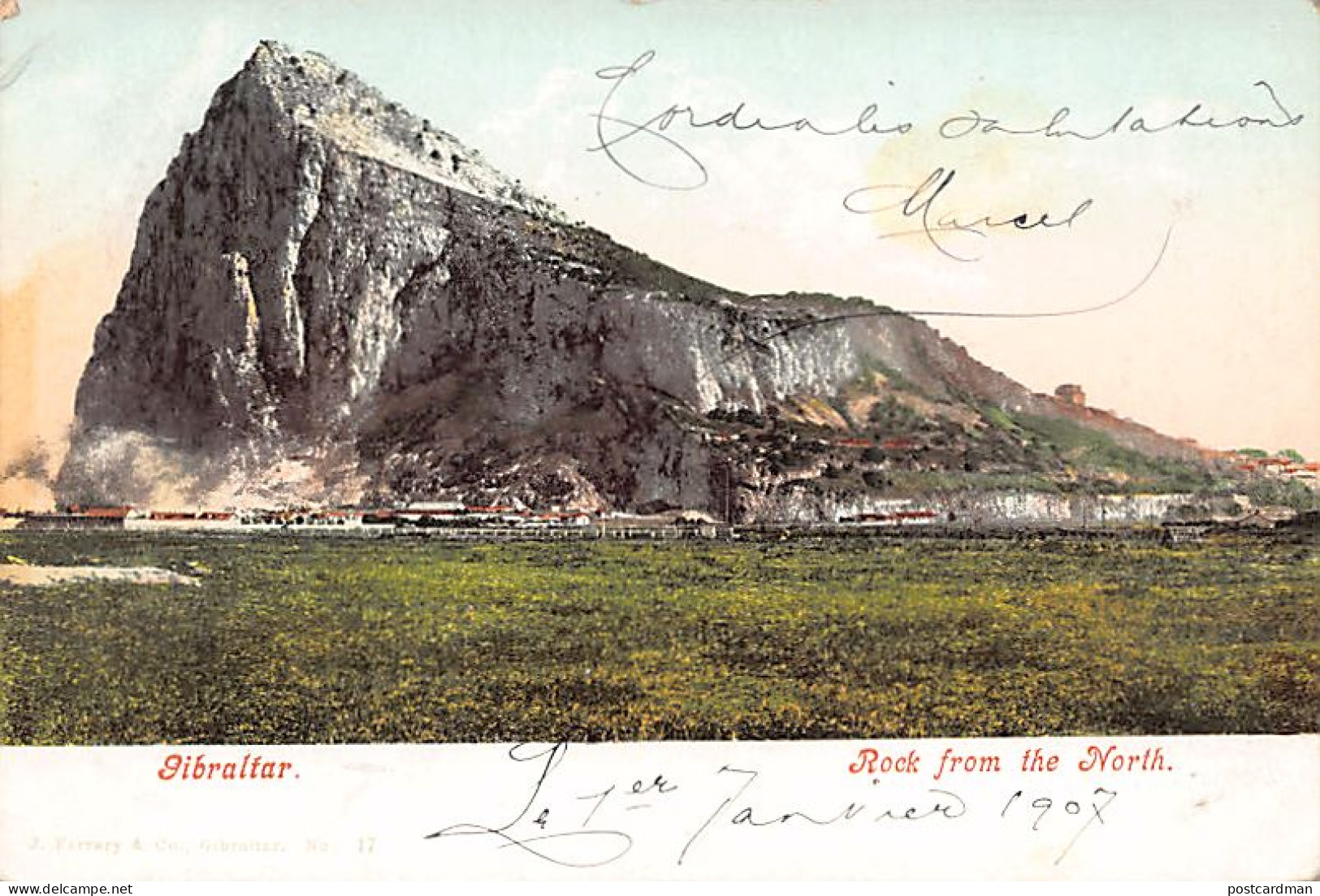 Gibraltar - Rock From The North - Publ. J. Ferrary & Co. 17 - Gibraltar