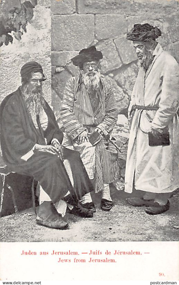 Israel - Jews From Jerusalem - Publ. Unknown 90 - Israel