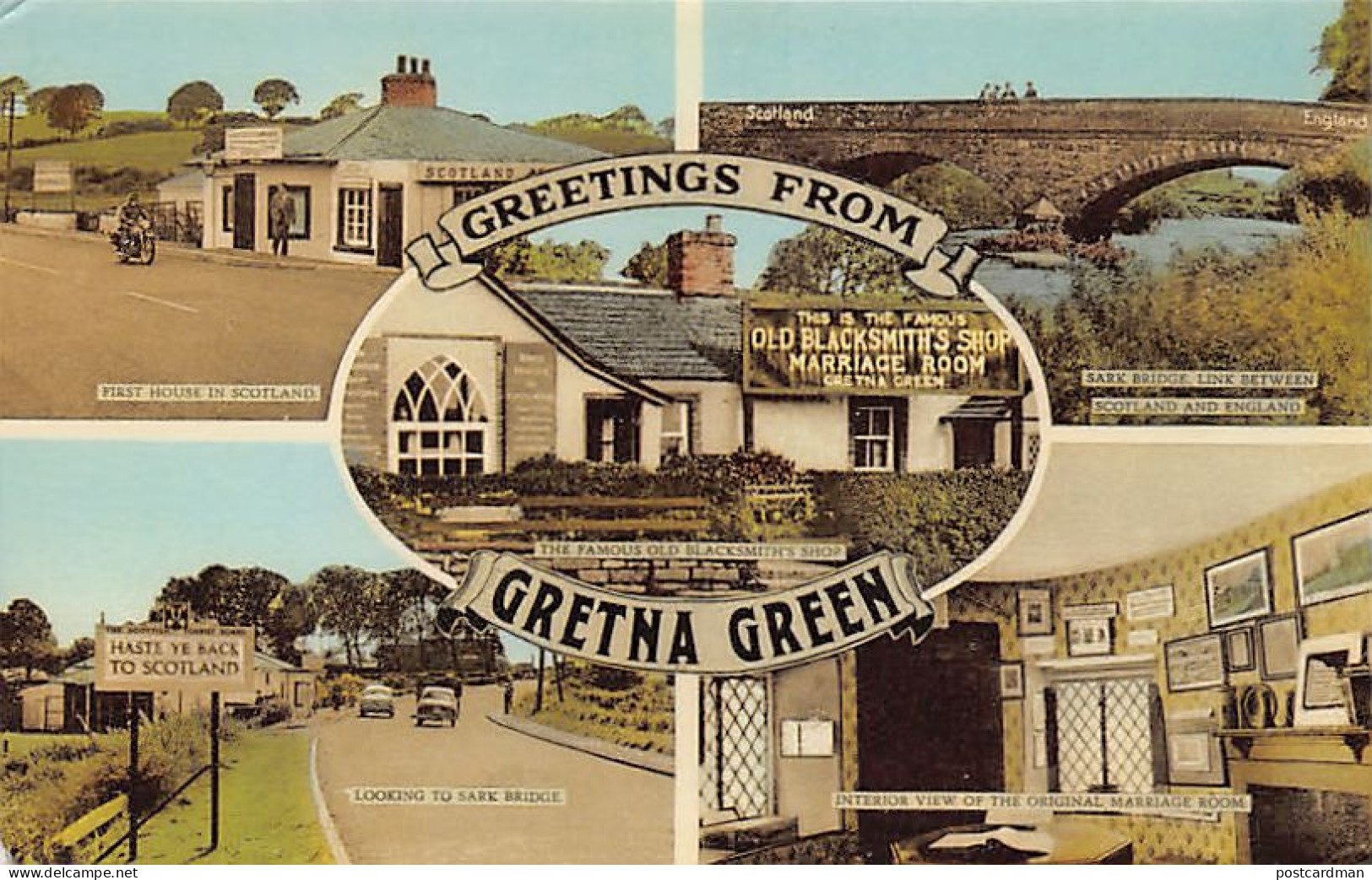 Scotland Dumfriesshire - GRETNA GREEN Greetings - Dumfriesshire