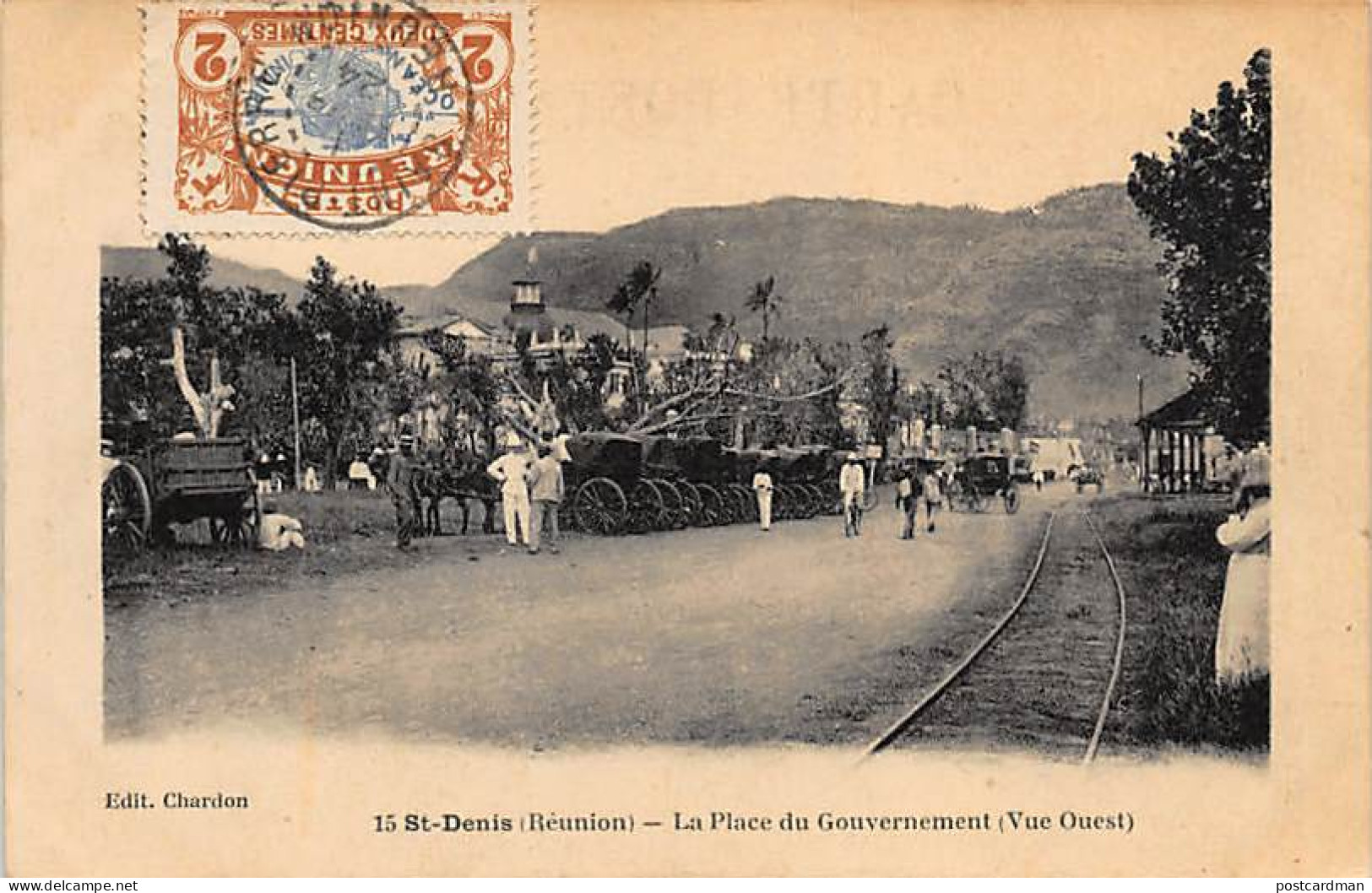 La Réunion - SAINT DENIS - La Place Du Gouvernement (Vue Ouest) - Ed. Chardon 15. - Saint Denis
